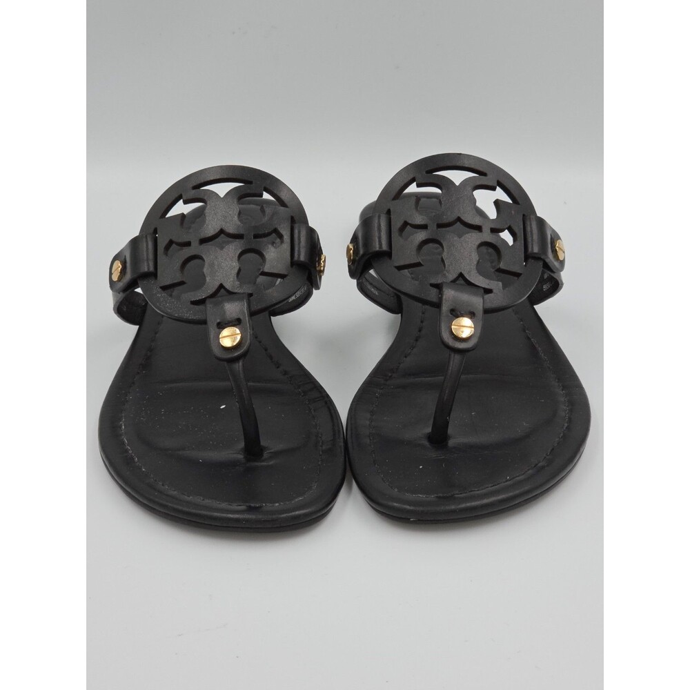 NWOB! Tory Burch Miller Pave Jeweled Sandal In BLACK Size 6 - Picture 2 of 3